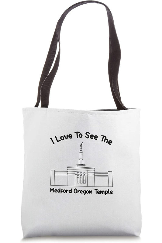 Medford Oregon Temple Tote Bag - Primary Style (English) US