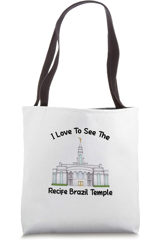 Recife Brazil Temple Tote Bag - Primary Style (English) US