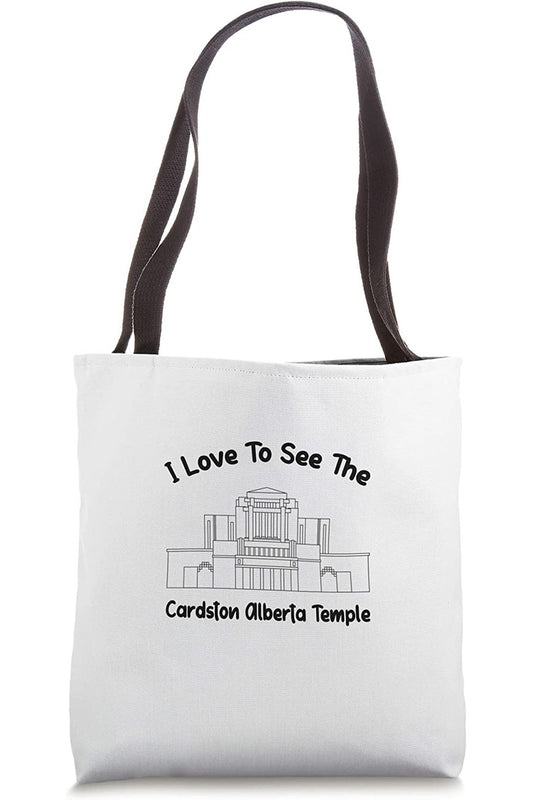 Cardston Alberta Temple Tote Bag - Primary Style (English) US