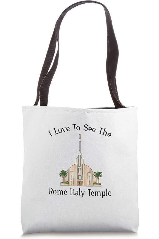 Rome Italy Temple Tote Bag -  Style (English) US