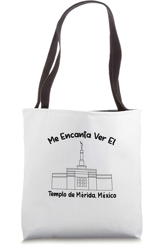 Merida Mexico Temple Tote Bag - Primary Style (Spanish) US