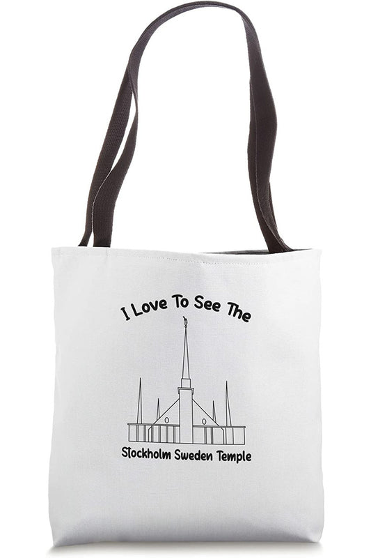 Stockholm Sweden Temple Tote Bag - Primary Style (English) US