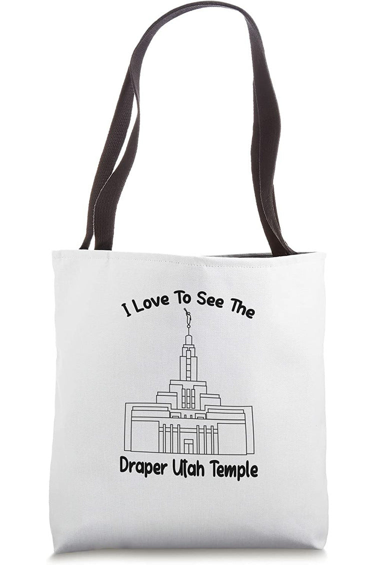 Draper Utah Temple Tote Bag - Primary Style (English) US