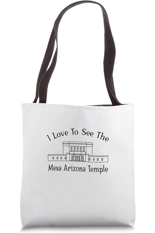 Mesa Arizona Temple Tote Bag - Happy Style (English) US
