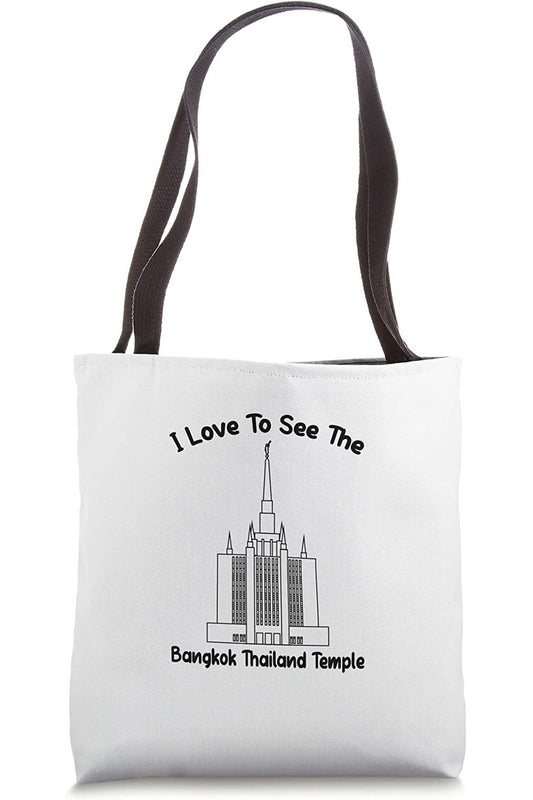 Bangkok Thailand Temple Tote Bag - Primary Style (English) US