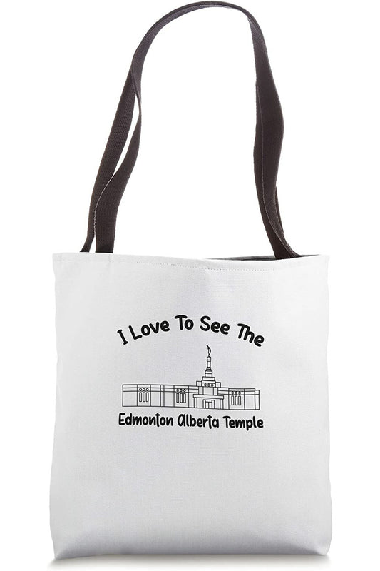 Edmonton Alberta Temple Tote Bag - Primary Style (English) US