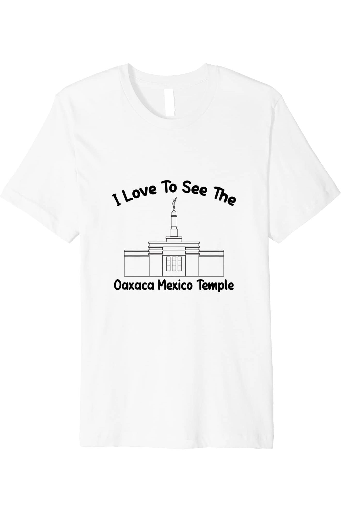 Oaxaca Mexico Temple T-Shirt - Premium - Primary Style (English) US