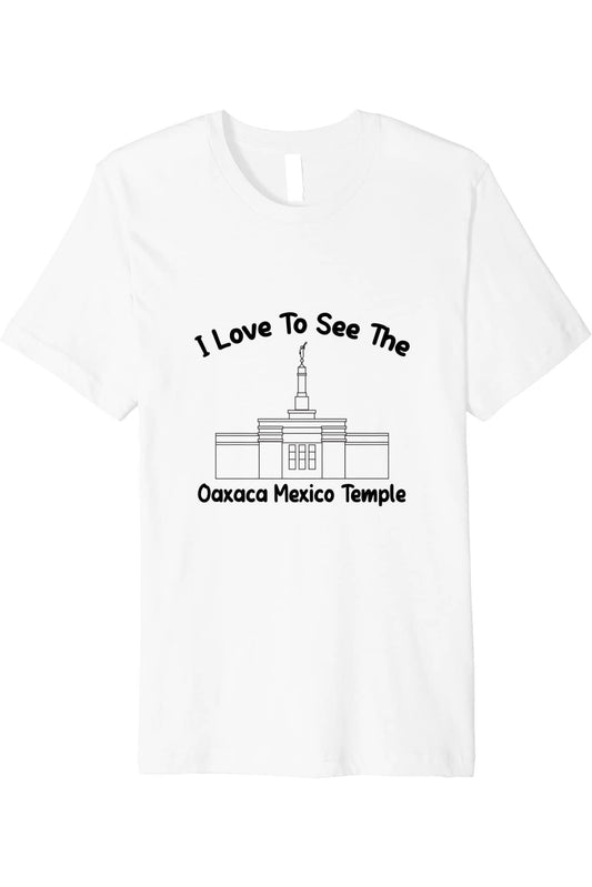 Oaxaca Mexico Temple T-Shirt - Premium - Primary Style (English) US