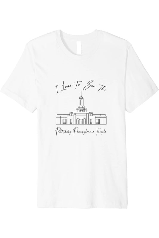 Pittsburgh Pennsylvania Temple T-Shirt - Premium -  Style (English) US
