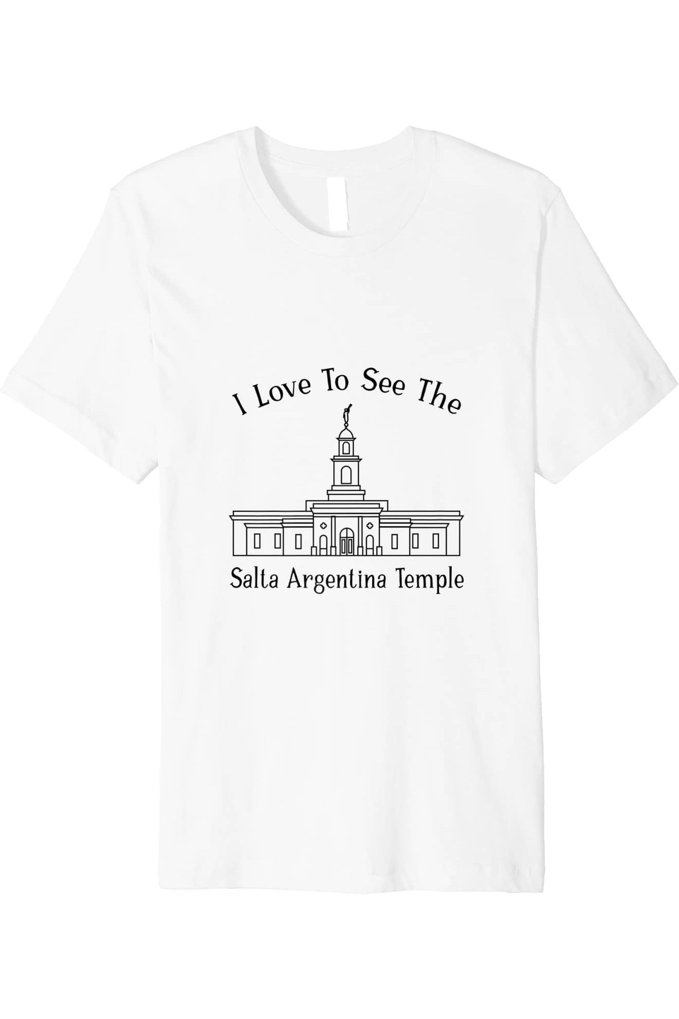 Salta Argentina Temple T-Shirt - Premium - Happy Style (English) US