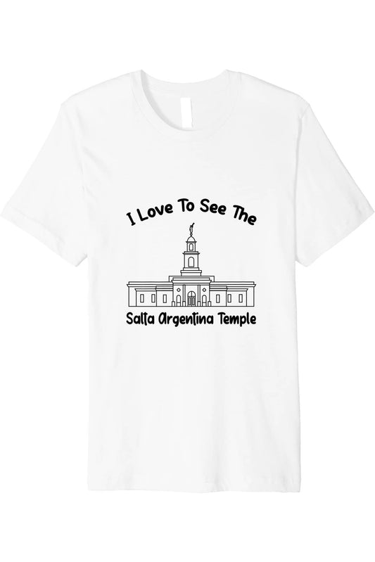 Salta Argentina Temple T-Shirt - Premium - Primary Style (English) US
