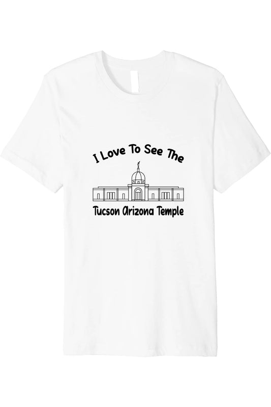 Tucson Arizona Temple T-Shirt - Premium - Primary Style (English) US