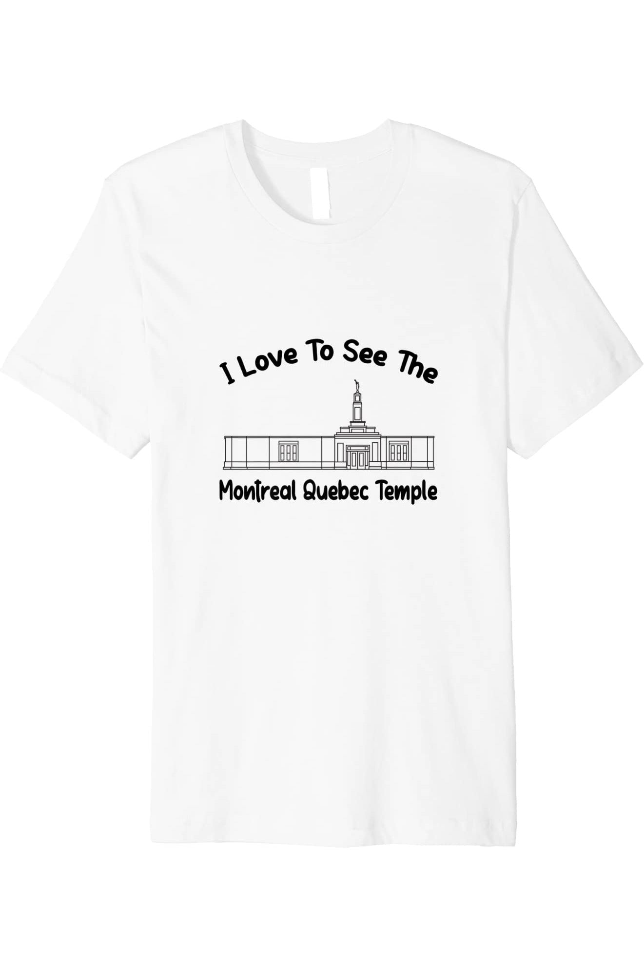 Montreal Quebec Temple T-Shirt - Premium - Primary Style (English) US
