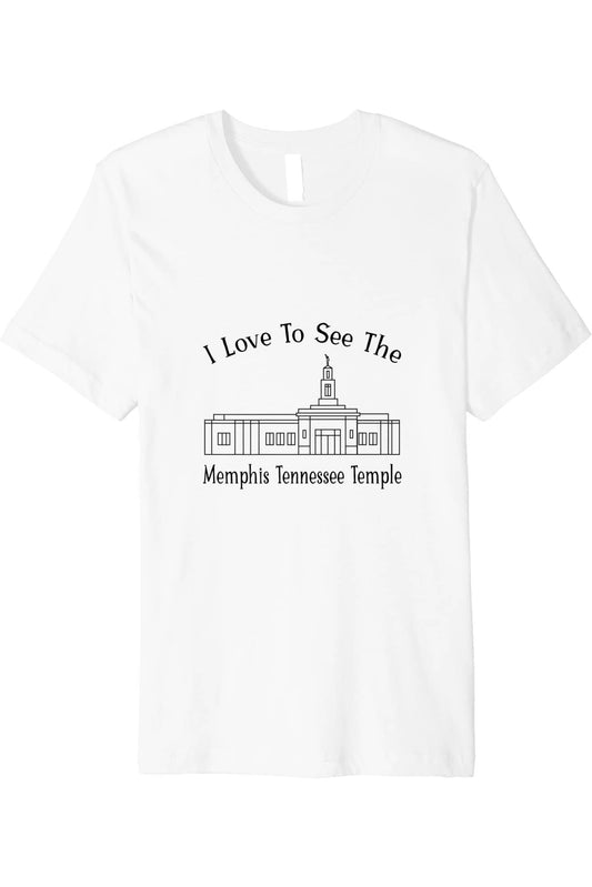 Memphis Tennessee Temple T-Shirt - Premium - Happy Style (English) US