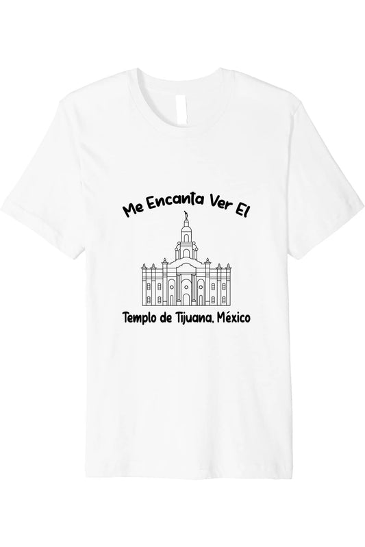Tijuana Mexico Temple T-Shirt - Premium - Primary Style (Spanish) US
