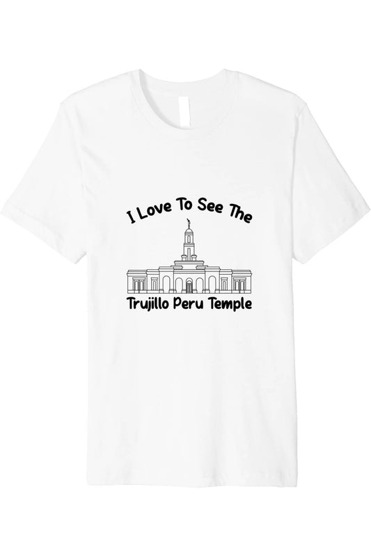 Trujillo Peru Temple T-Shirt - Premium - Primary Style (English) US