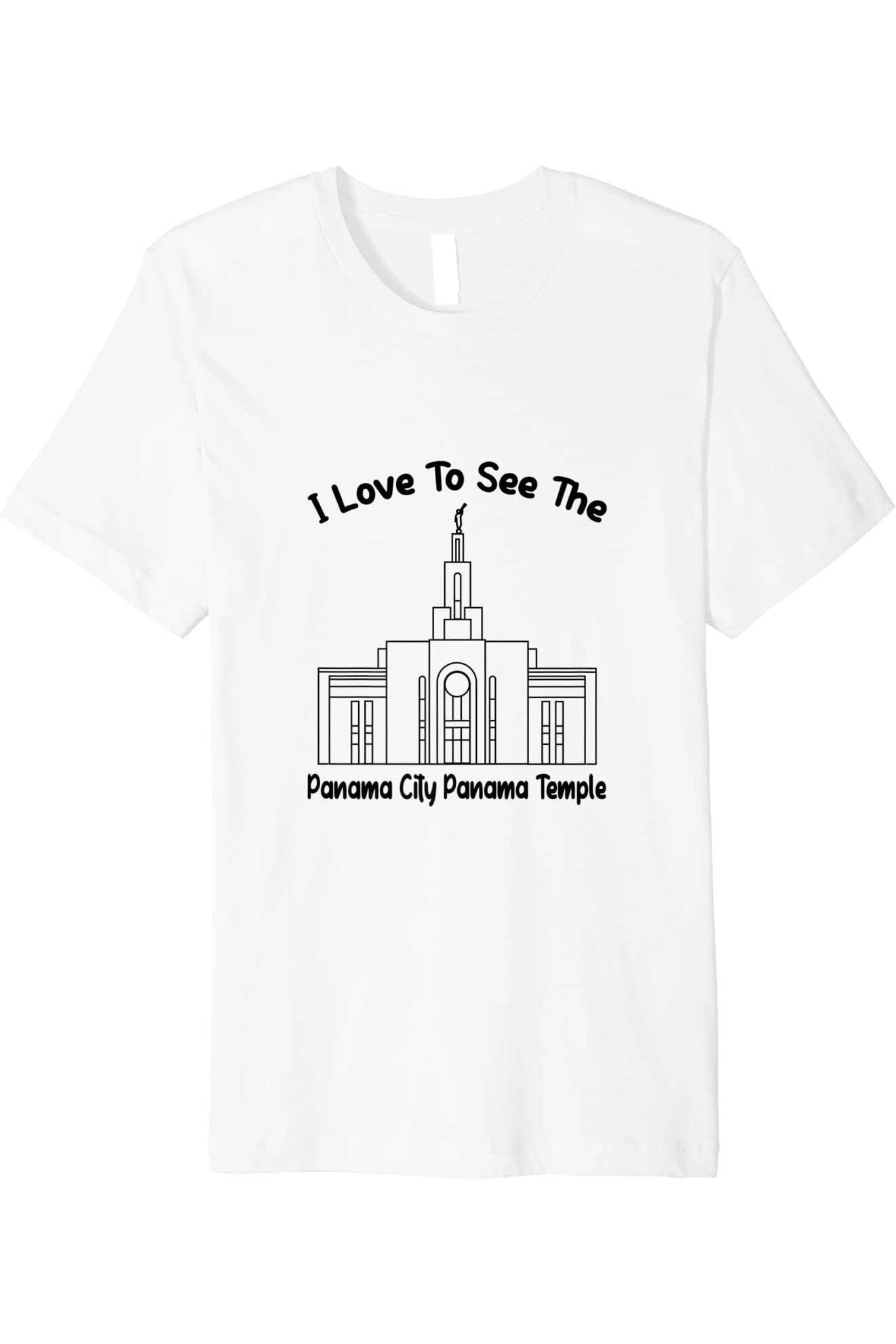 Panama City Panama Temple T-Shirt - Premium - Primary Style (English) US