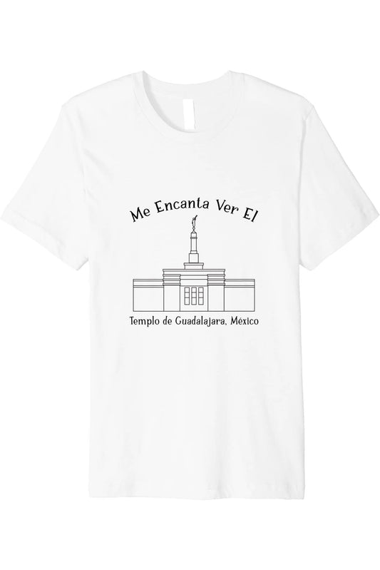 Guadalajara Mexico Temple T-Shirt - Premium - Happy Style (Spanish) US