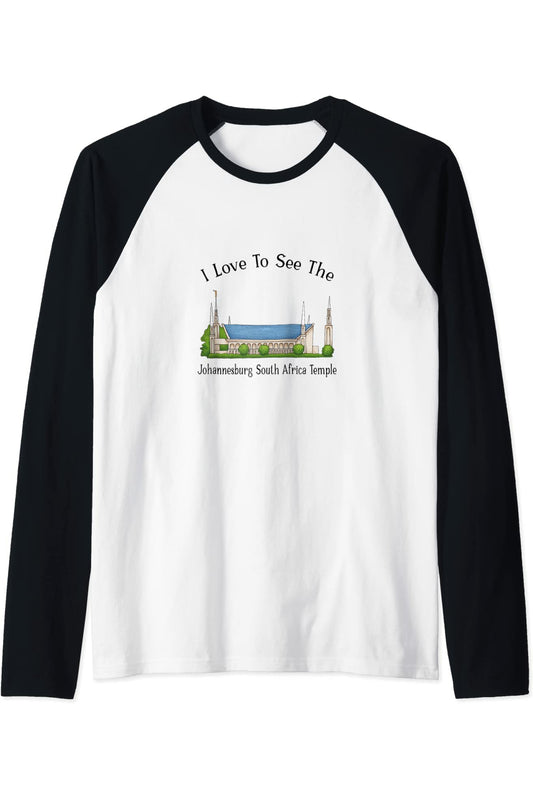 Johannesburg South Africa Temple Raglan - Happy Style (English) US