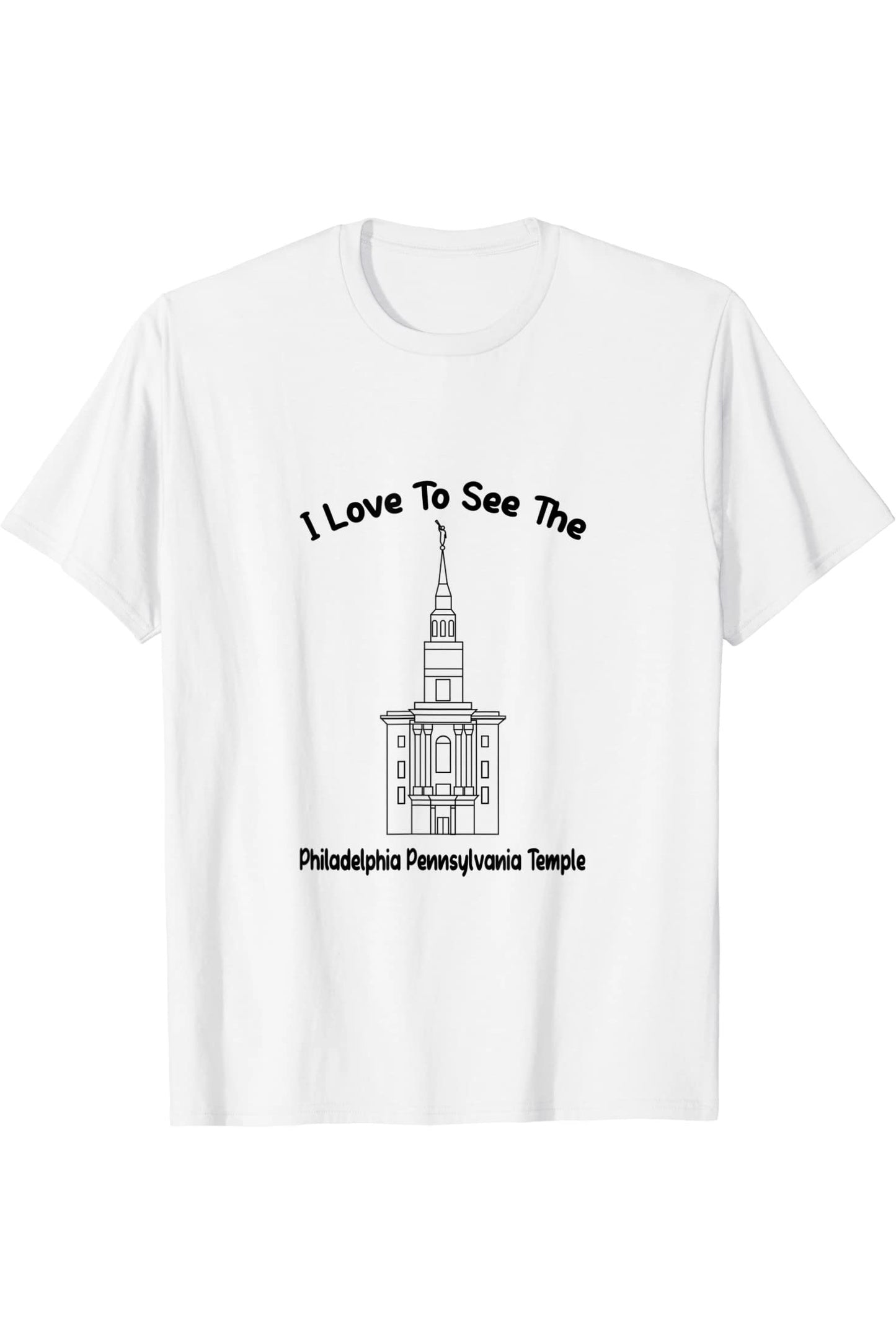Philadelphia Pennsylvania Temple T-Shirt - Primary Style (English) US