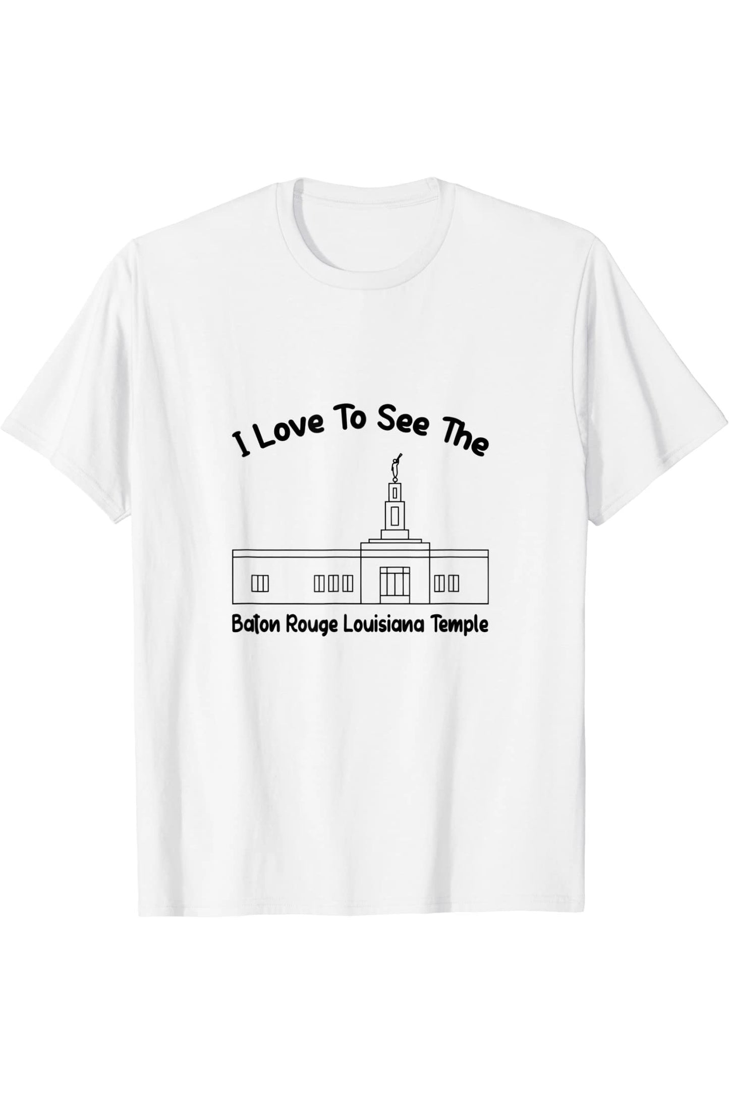 Baton Rouge Louisiana Temple T-Shirt - Primary Style (English) US
