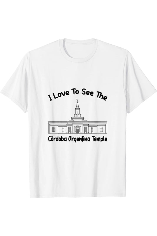 Cordoba Argentina Temple T-Shirt - Primary Style (English) US
