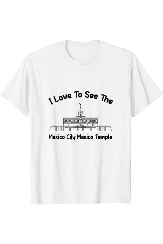 Mexico City Mexico Temple T-Shirt - Primary Style (English) US