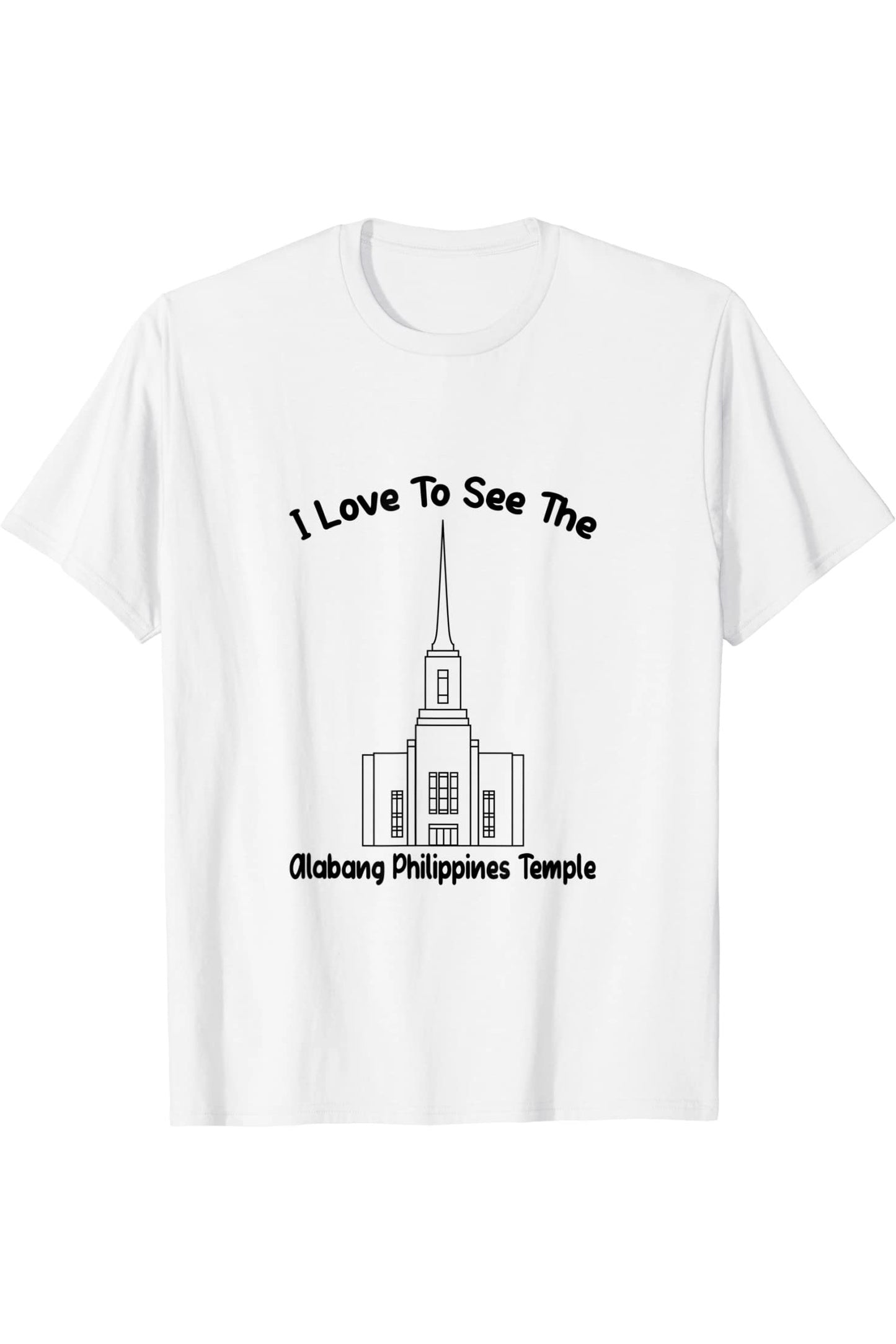 Alabang Philippines Temple T-Shirt - Primary Style (English) US