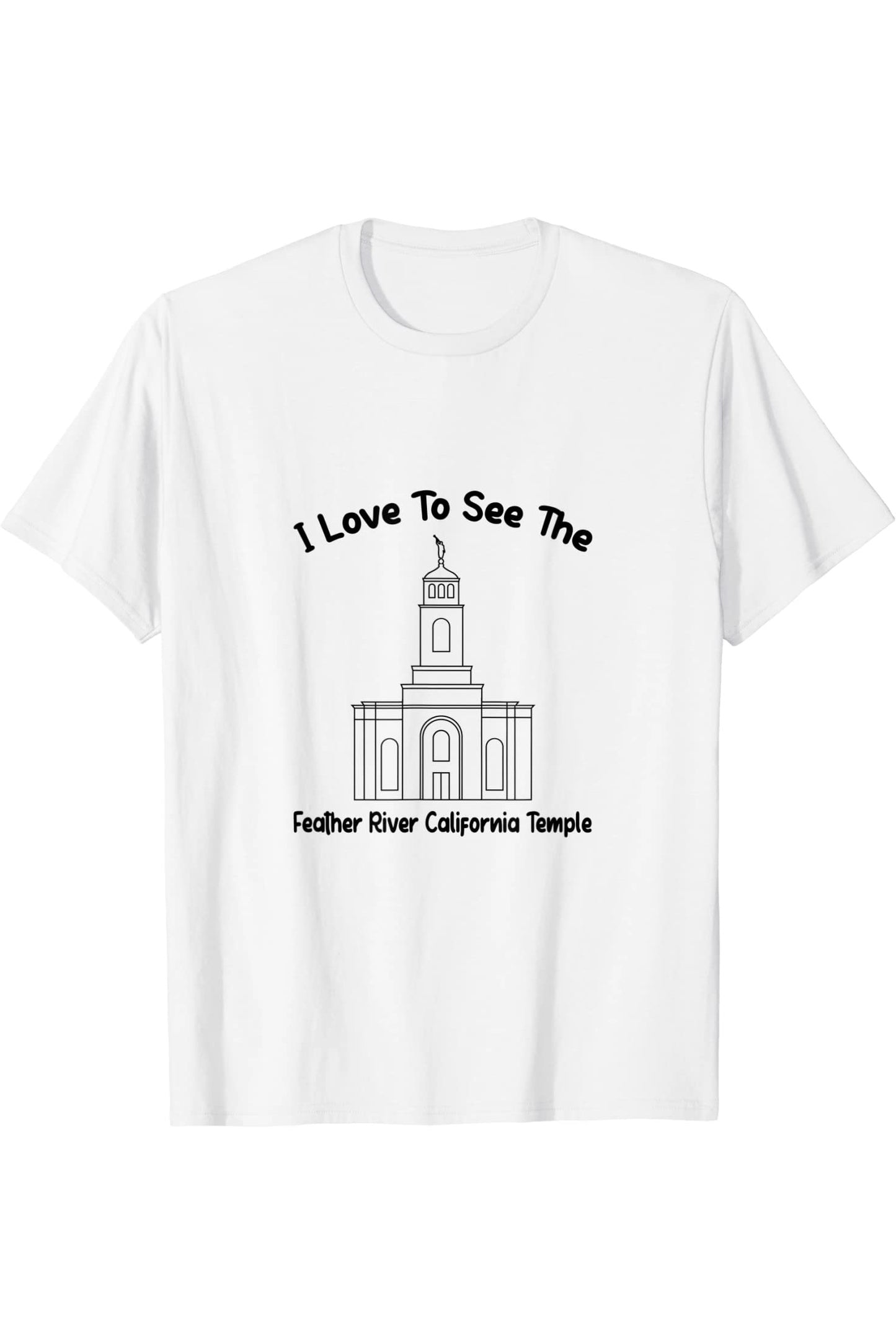 Feather River California Temple T-Shirt - Primary Style (English) US