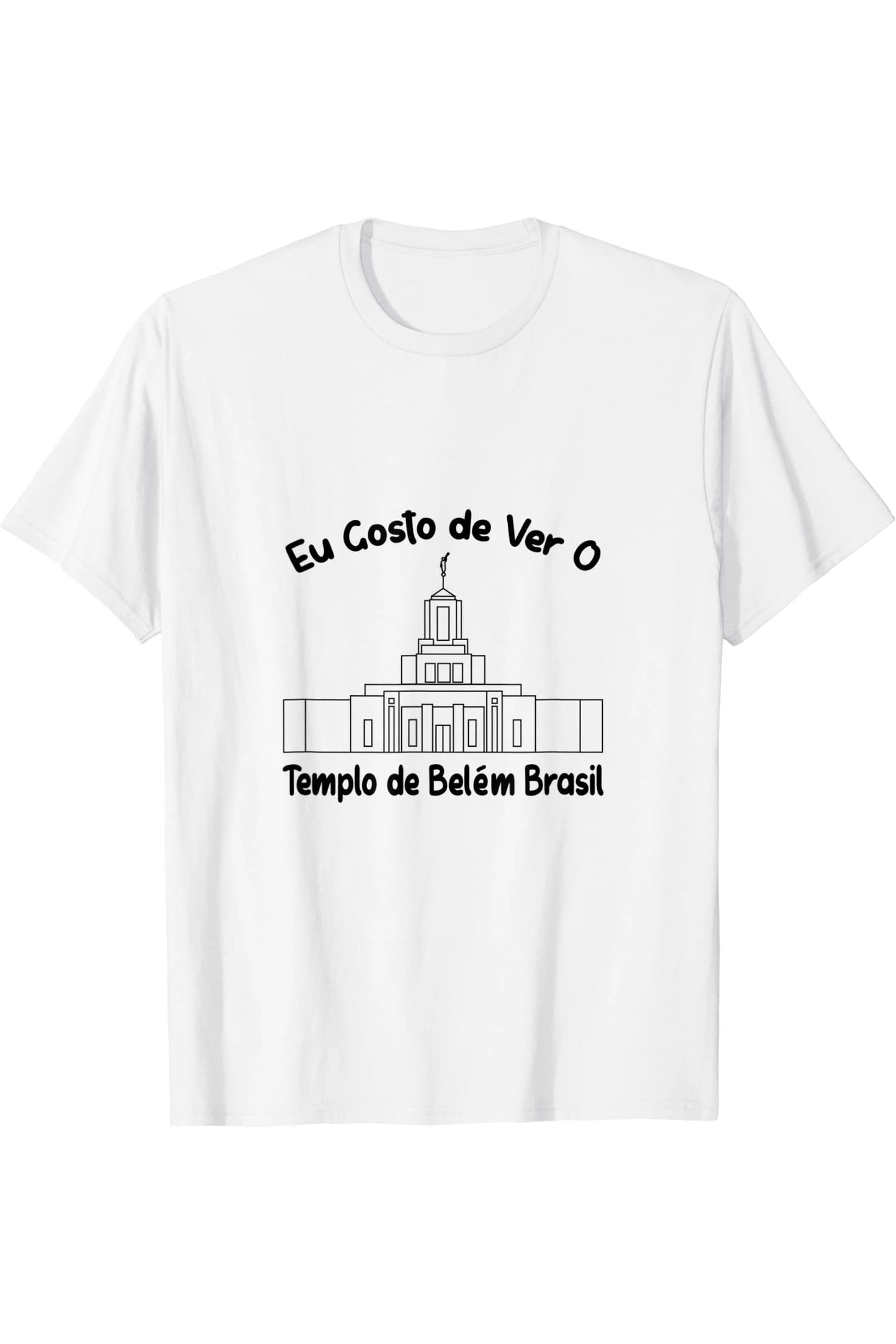 Belem Brazil Temple T-Shirt - Primary Style (Portuguese) US
