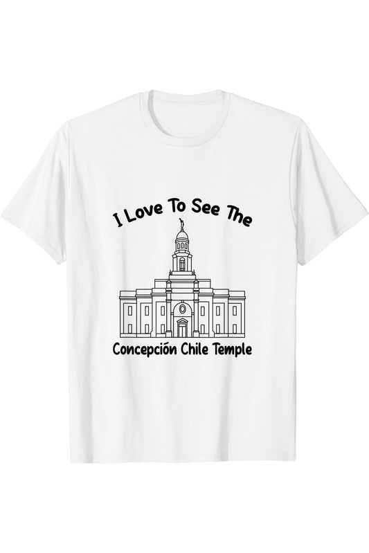 Concepcion Chile Temple T-Shirt - Primary Style (English) US