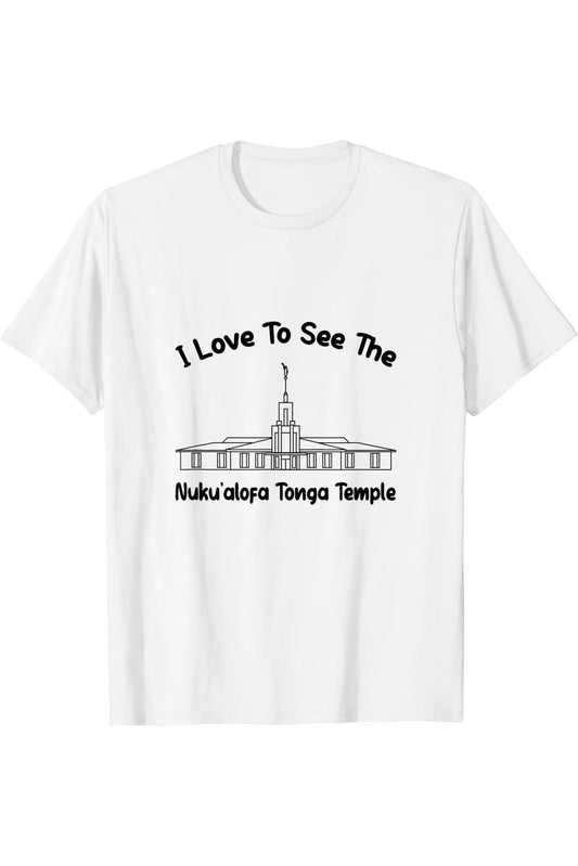 Nuku'alofa Tonga Temple T-Shirt - Primary Style (English) US