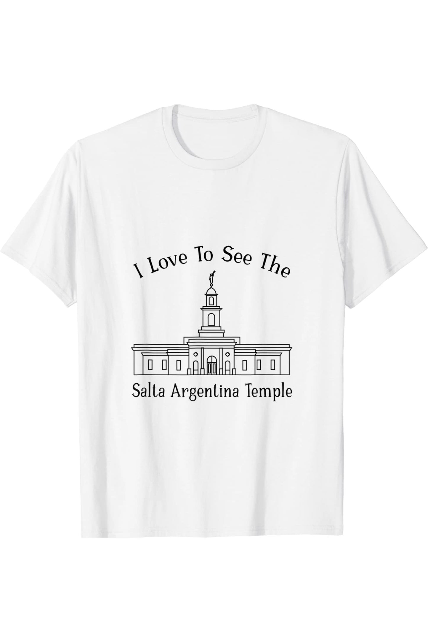 Salta Argentina Temple T-Shirt - Happy Style (English) US