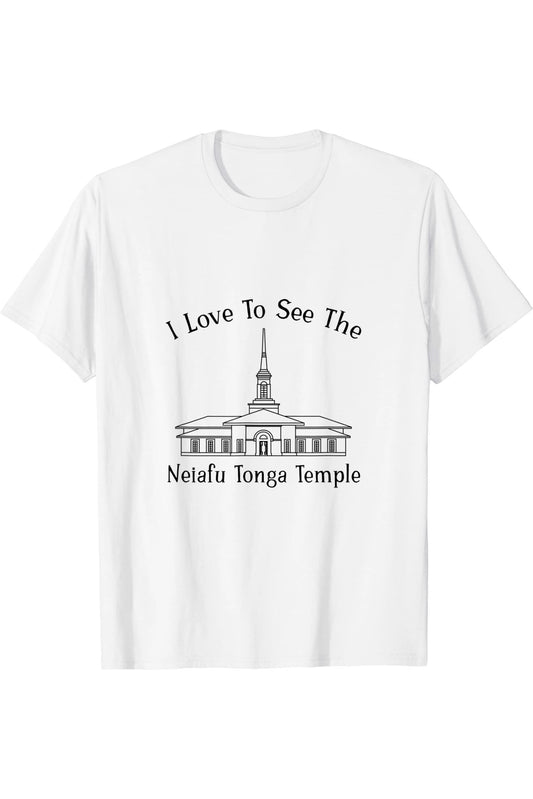 Neiafu Tonga Temple T-Shirt - Happy Style (English) US