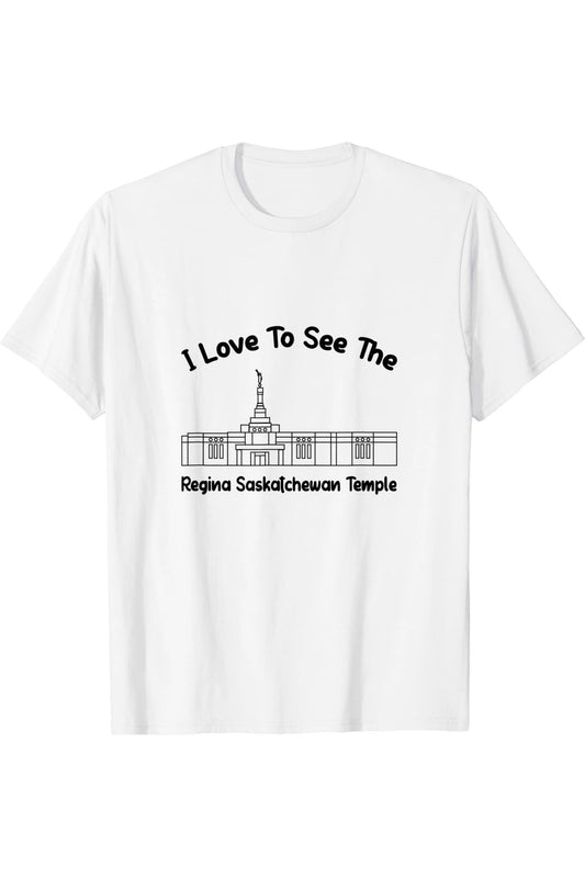 Regina Saskatchewan Temple T-Shirt - Primary Style (English) US