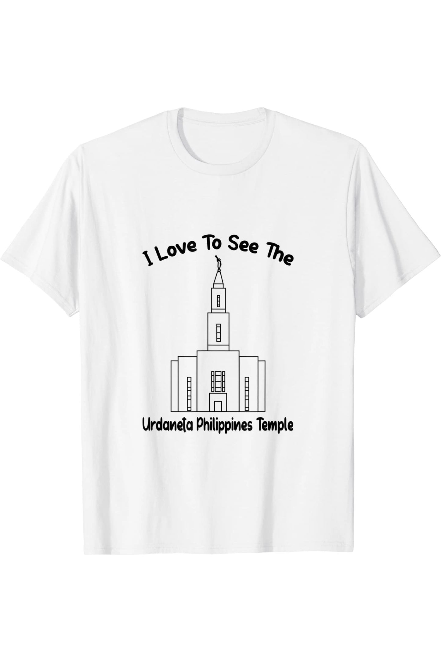 Urdaneta Philippines Temple T-Shirt - Primary Style (English) US
