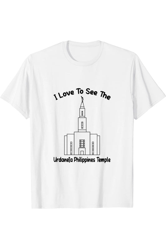 Urdaneta Philippines Temple T-Shirt - Primary Style (English) US