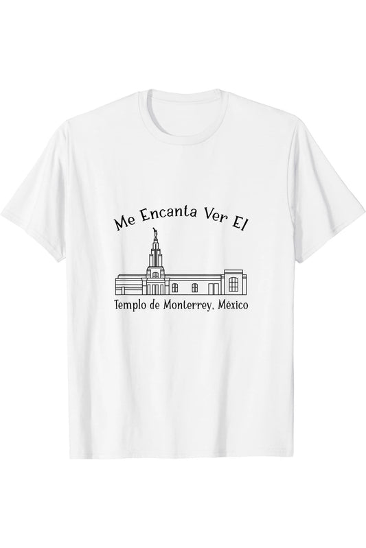 Monterrey Mexico Temple T-Shirt - Happy Style (Spanish) US