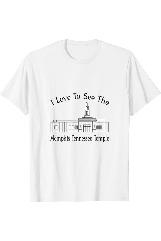 Memphis Tennessee Temple T-Shirt - Happy Style (English) US