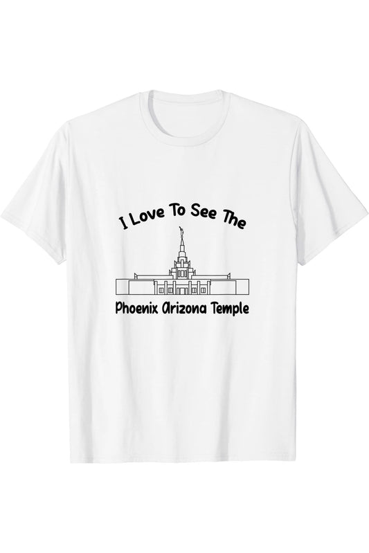 Phoenix Arizona Temple T-Shirt - Primary Style (English) US