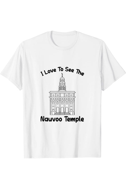 Nauvoo IL Temple, I love to see my temple, primary T-Shirt