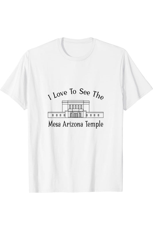 Mesa Arizona Temple T-Shirt - Happy Style (English) US
