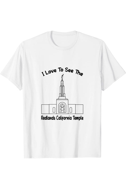 Redlands California Temple T-Shirt - Primary Style (English) US