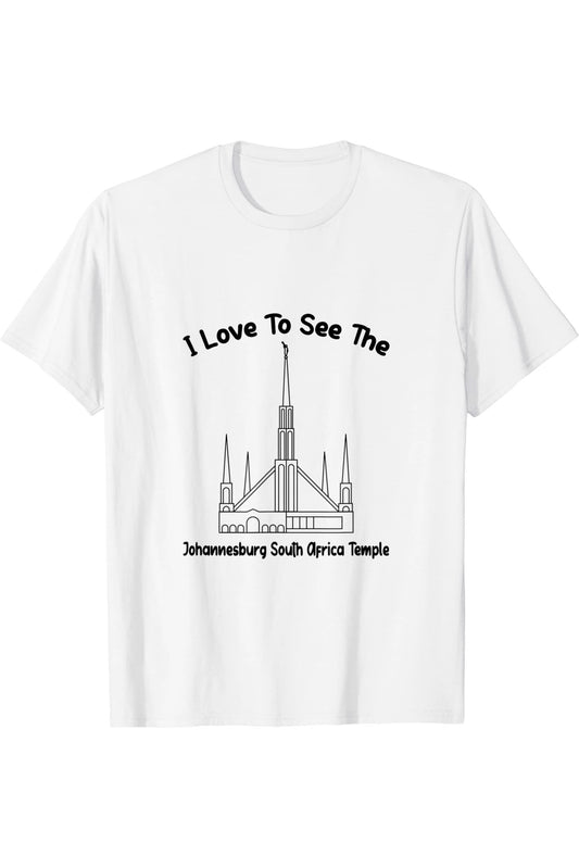 Johannesburg South Africa Temple T-Shirt - Primary Style (English) US