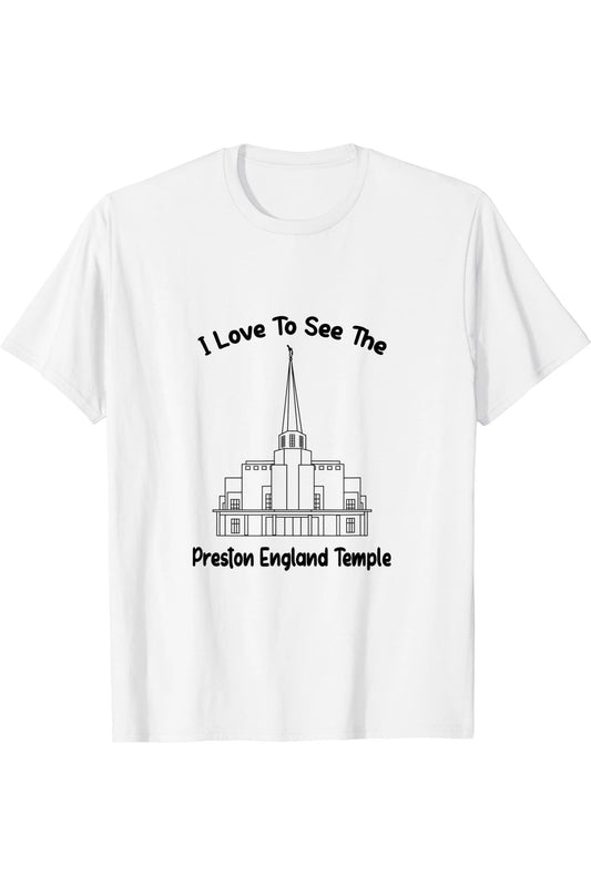 Preston England Temple T-Shirt - Primary Style (English) US