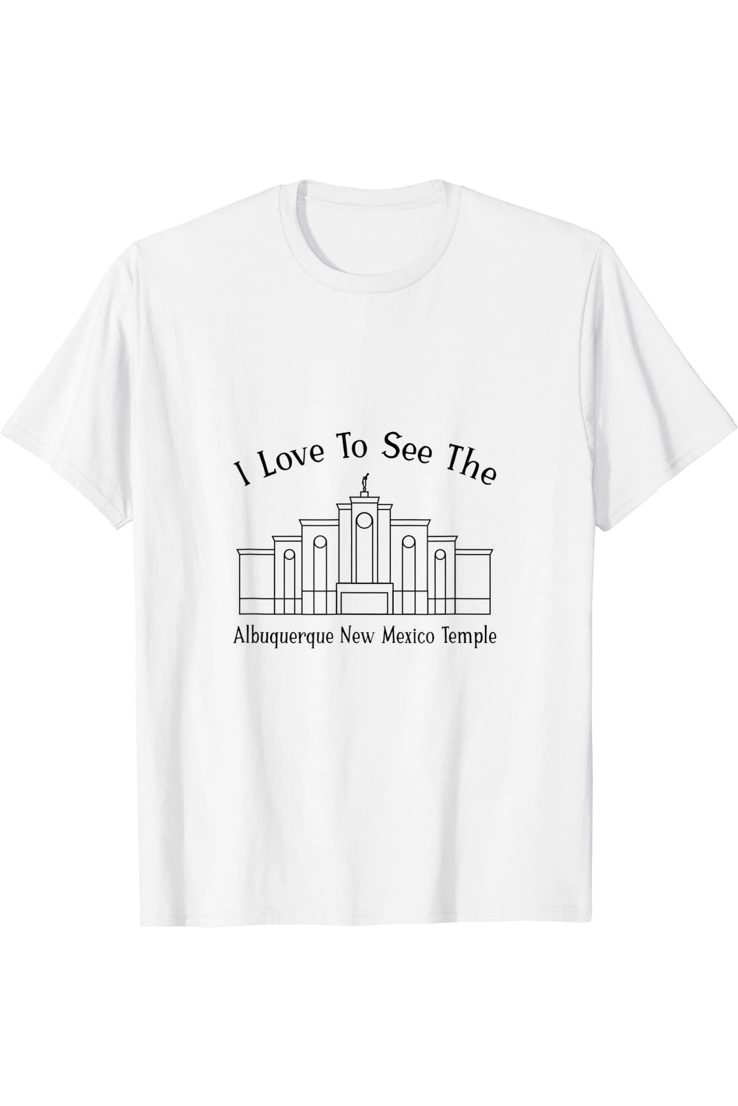 Albuquerque New Mexico Temple T-Shirt - Happy Style (English) US