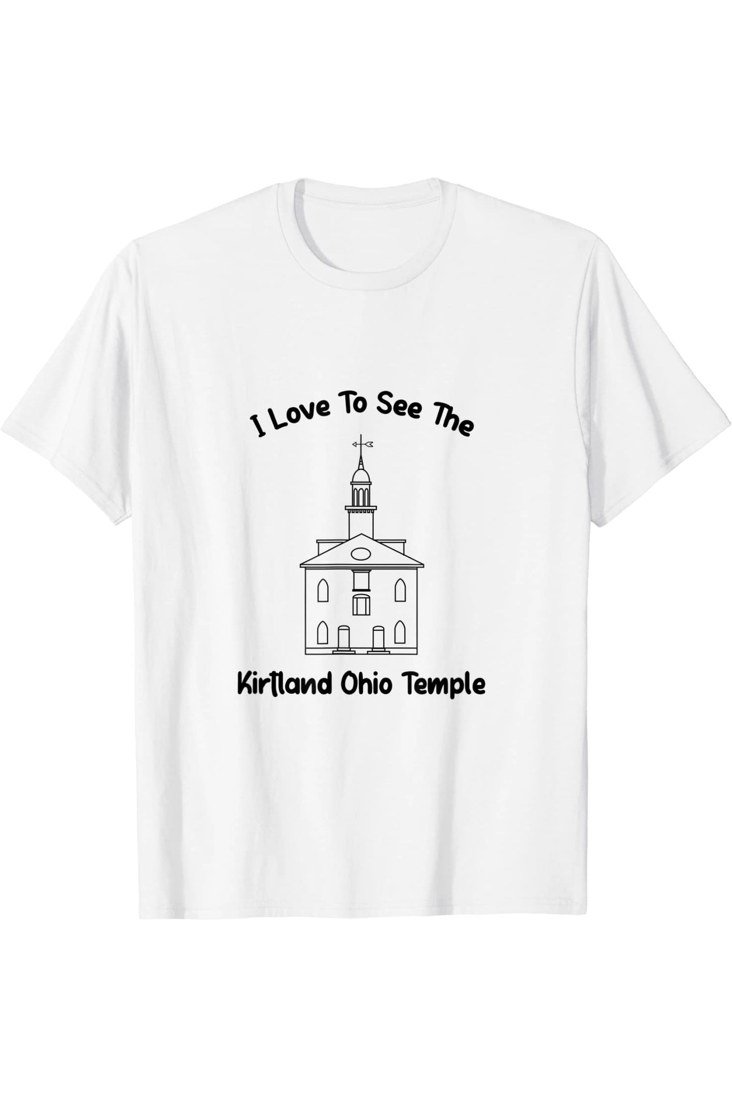 Kirtland Ohio Temple T-Shirt - Primary Style (English) US