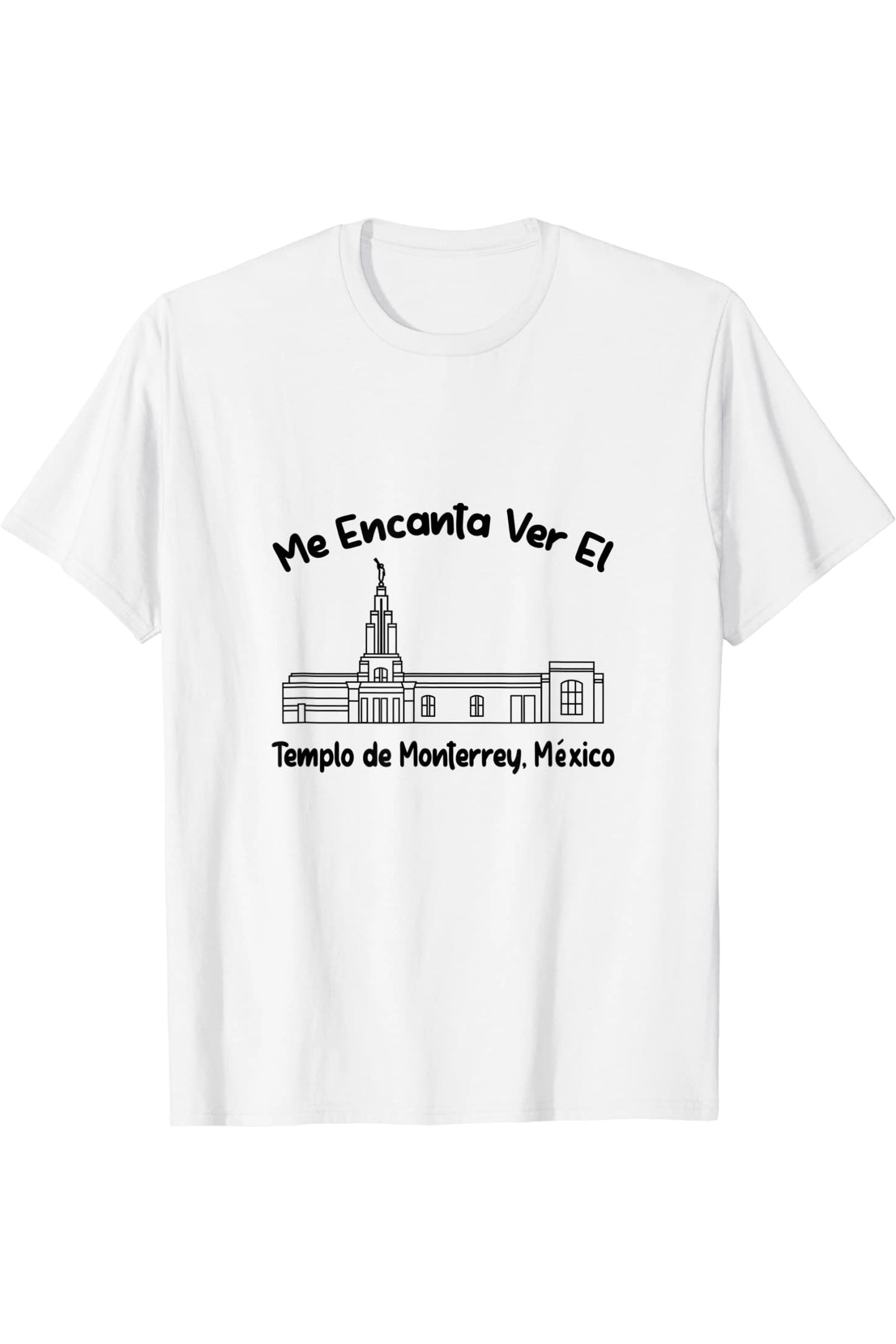 Monterrey Mexico Temple T-Shirt - Primary Style (Spanish) US