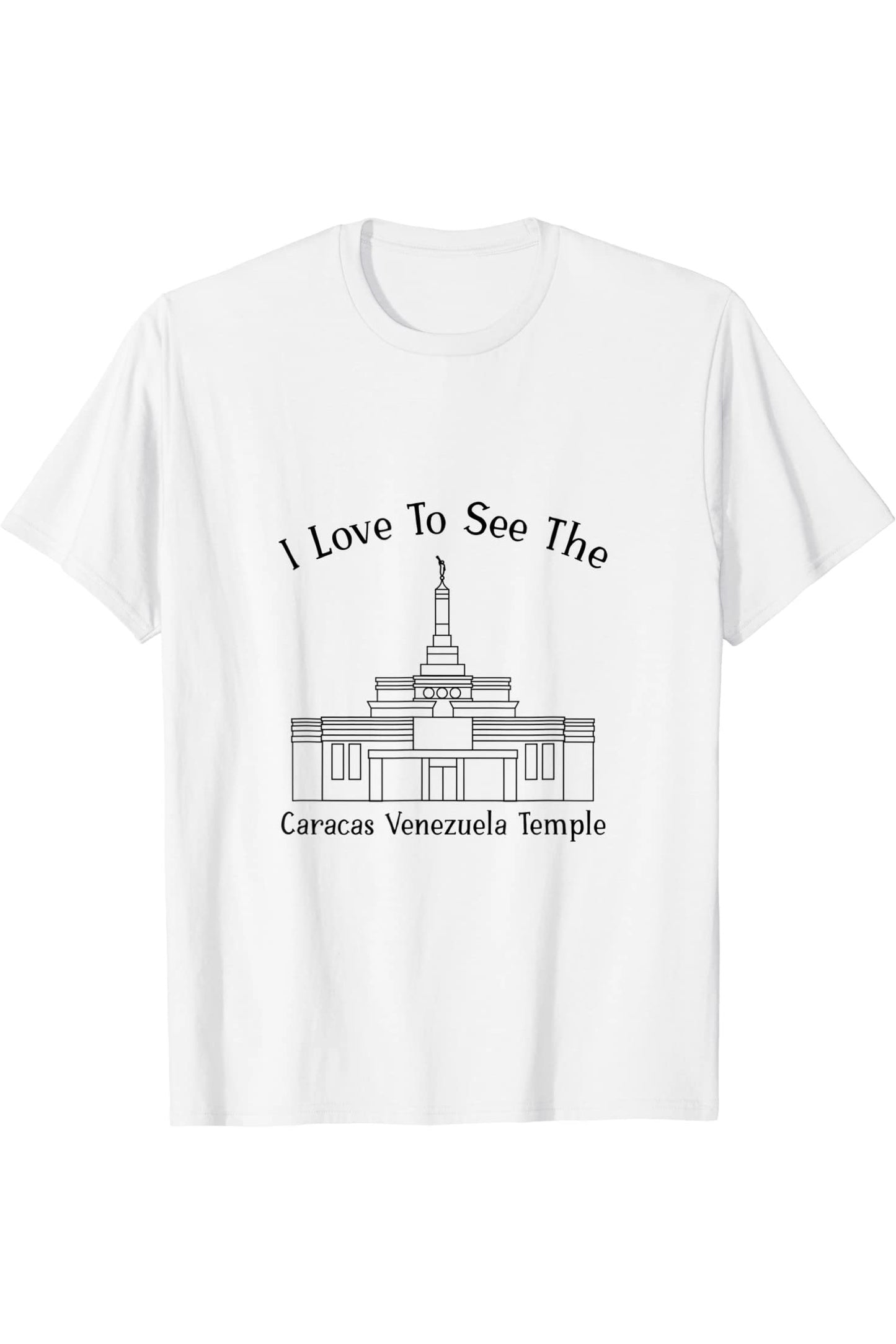 Caracas Venezuela Temple T-Shirt - Happy Style (English) US