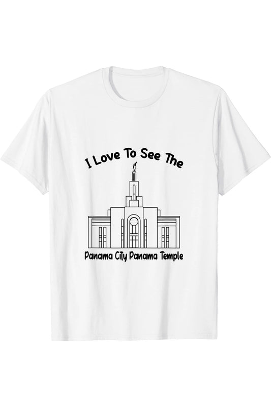 Panama City Panama Temple T-Shirt - Primary Style (English) US